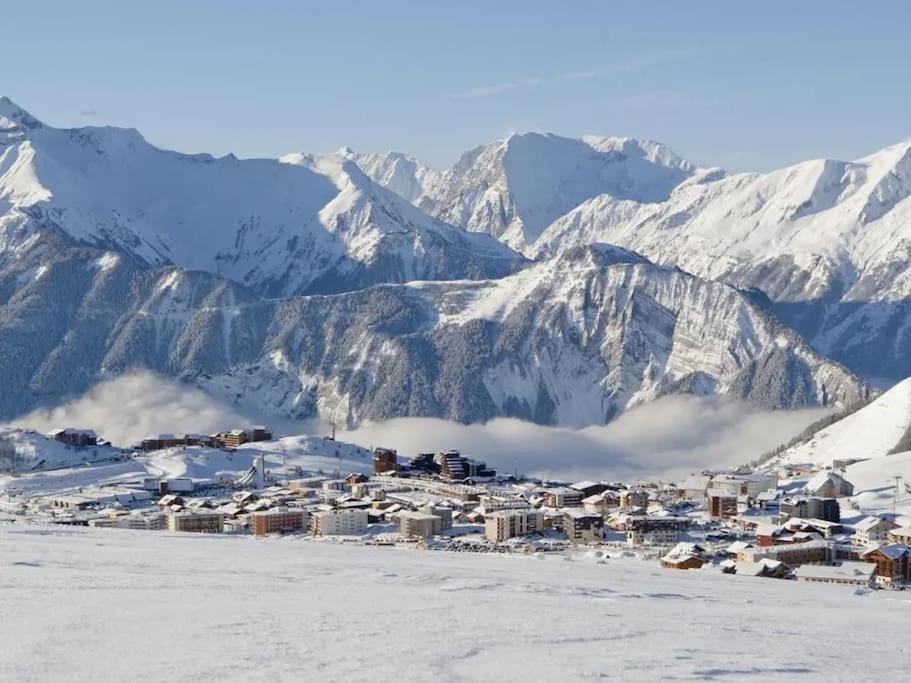 Pieds Des Pistes - Parking Couvert - Plein Sud Alpe d'Huez Luaran gambar